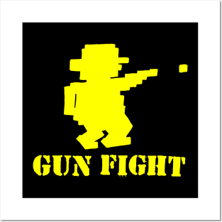 Gun Fight Posters and Art